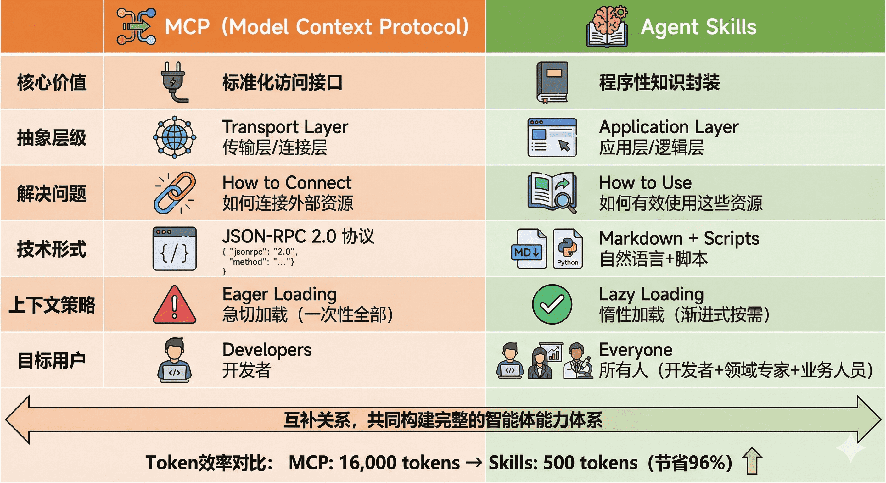 MCP与Agent Skills总结对比